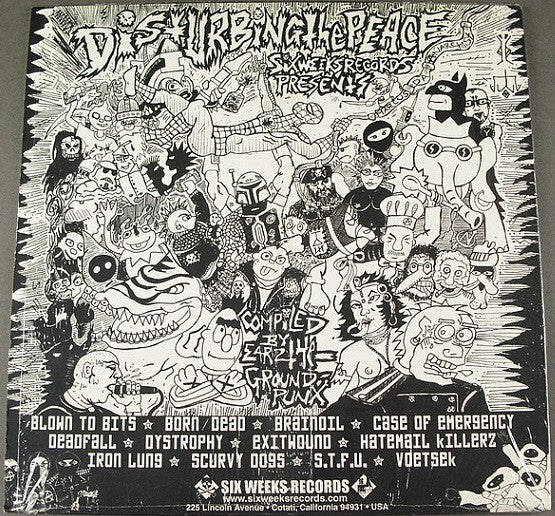Various : Disturbing The Peace - An Ear2theground Punx Compilation (LP,Compilation)
