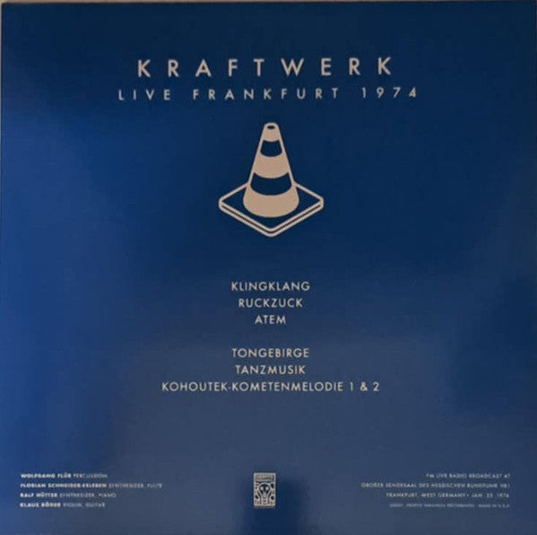 Kraftwerk : Live Frankfurt 1974 (LP,Album,Unofficial Release)