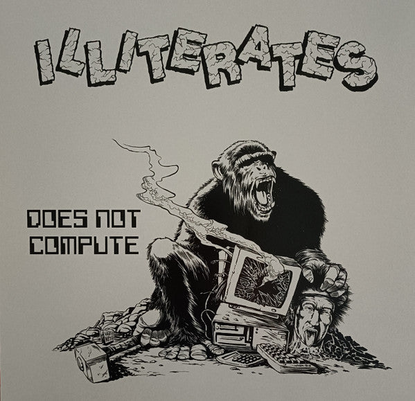 Illiterates (2) : Does Not Compute (12",Album)