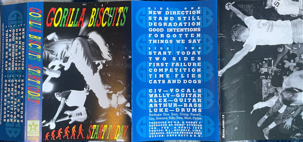 Gorilla Biscuits : Start Today (Album,Reissue)