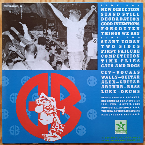 Gorilla Biscuits : Start Today (LP,Album,Reissue)