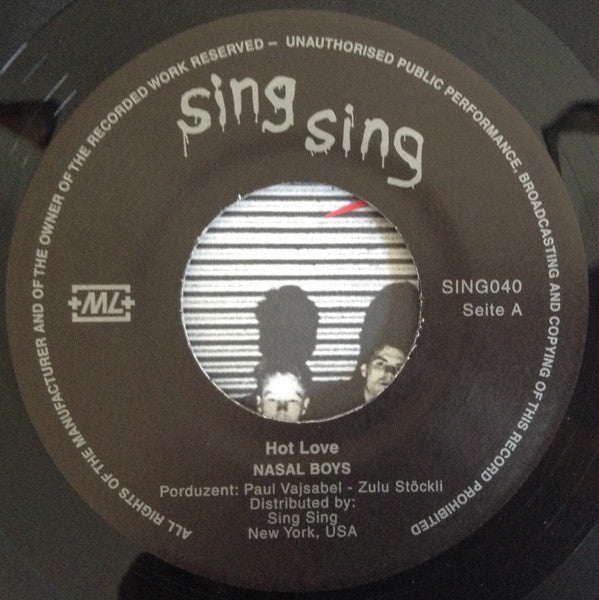 Nasal Boys : Hot Love (7",Single,45 RPM,Reissue)