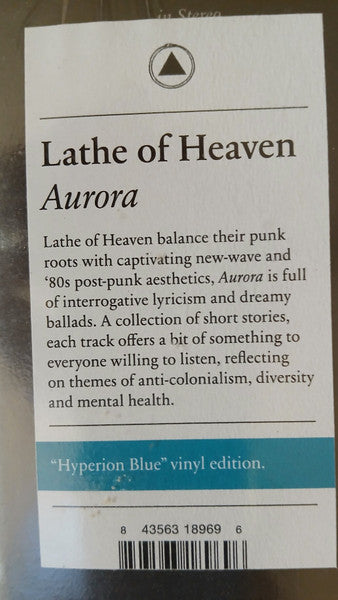 Lathe Of Heaven (2) : Aurora (LP,Album,Limited Edition,Stereo)