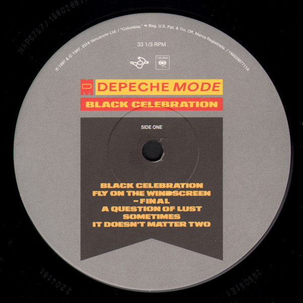Depeche Mode : Black Celebration (LP,Album,Reissue,Remastered)