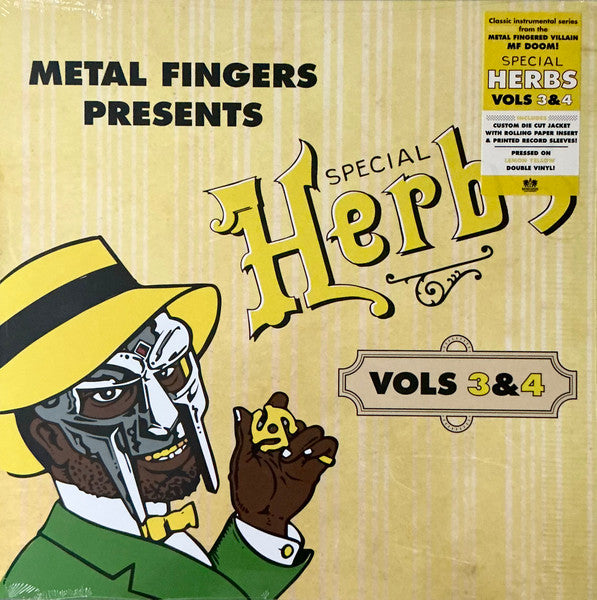 Metal Fingers : Special Herbs (Vols 3&4) (LP,Compilation,Reissue,Stereo)