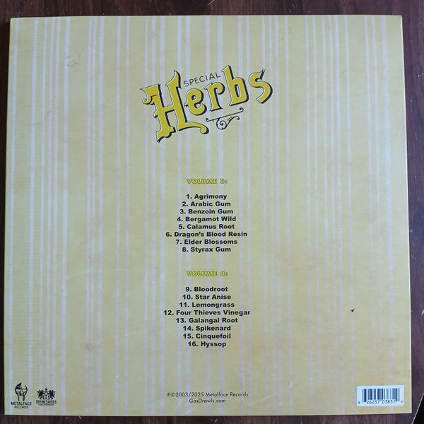 Metal Fingers : Special Herbs (Vols 3&4) (LP,Compilation,Reissue,Stereo)