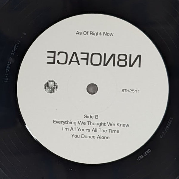 N8NOFACE : As Of Right Now (LP,Album)