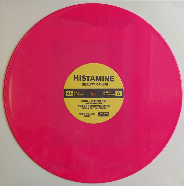 Histamine : Quality Of Life  (LP,45 RPM,Album)