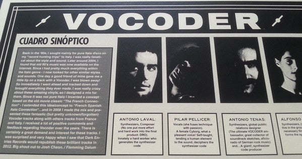 Vocoder : Cuadro Sinóptico (12",EP,Reissue,Remastered,45 RPM)