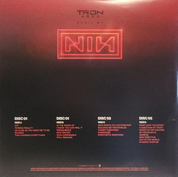 Nine Inch Nails : Tron: Ares (Original Motion Picture Soundtrack) (LP,Album,Stereo)