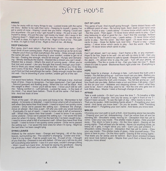 Spite House (3) : Spite House (LP,Album,Limited Edition,Repress)