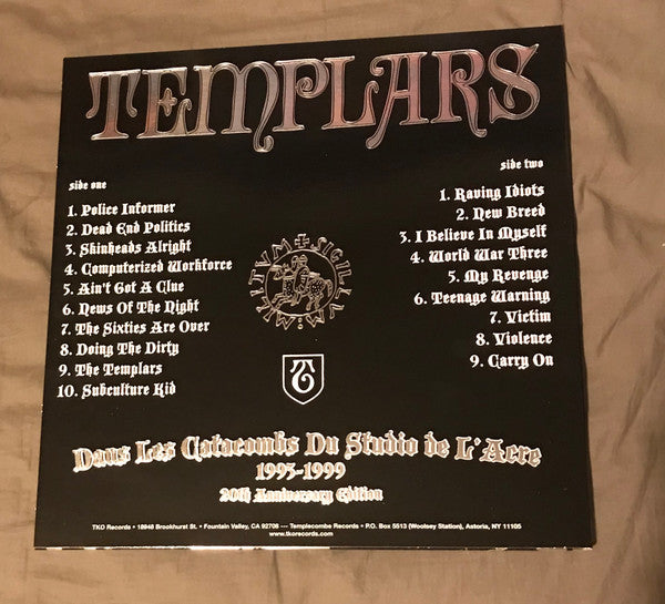 The Templars : Dans Les Catacombs Du Studio De L'Acre 1993-1999 (LP, Comp, Ltd, RE, Cle)