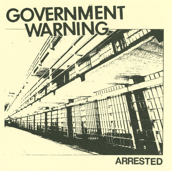 Government Warning : Arrested (7",45 RPM,EP,Repress)