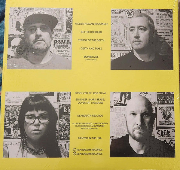 Mass Panic (4) : Better Off Dead (12",45 RPM,Single Sided,EP,Limited Edition,Stereo)