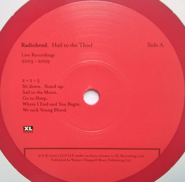 Radiohead : Hail To The Thief (Live Recordings 2003-2009) (LP,Album,Limited Edition,Stereo)