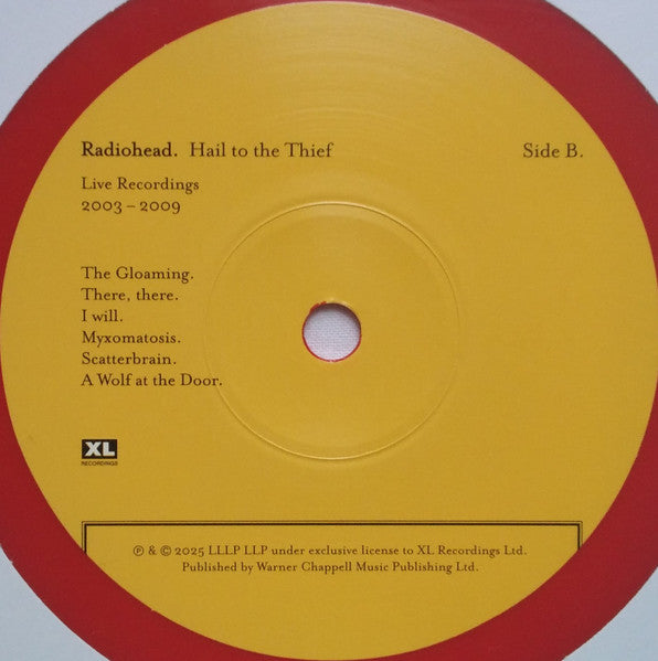 Radiohead : Hail To The Thief (Live Recordings 2003-2009) (LP,Album,Limited Edition,Stereo)