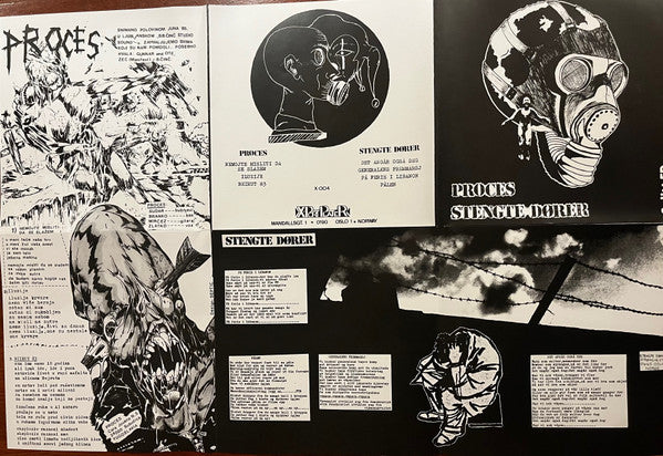 Proces (2) / Stengte Dører : Splitt EP (7",33 ⅓ RPM,EP,Reissue)
