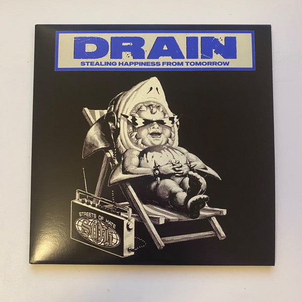 Drain (17) : Stealing Happiness From Tomorrow (7",Single Sided,Single,Stereo)