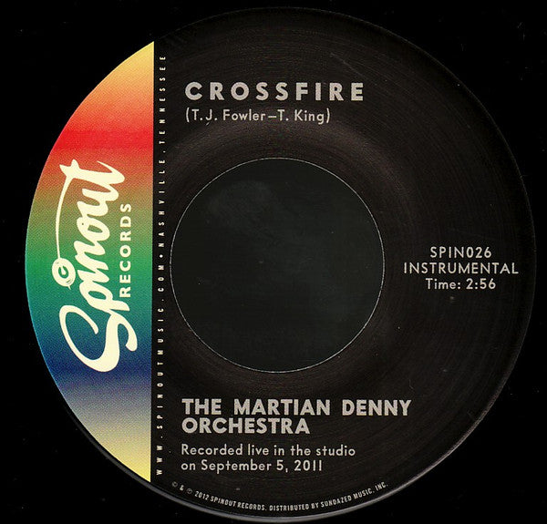Martian Denny Orchestra, The : Crossfire (7",45 RPM,Single,Limited Edition)