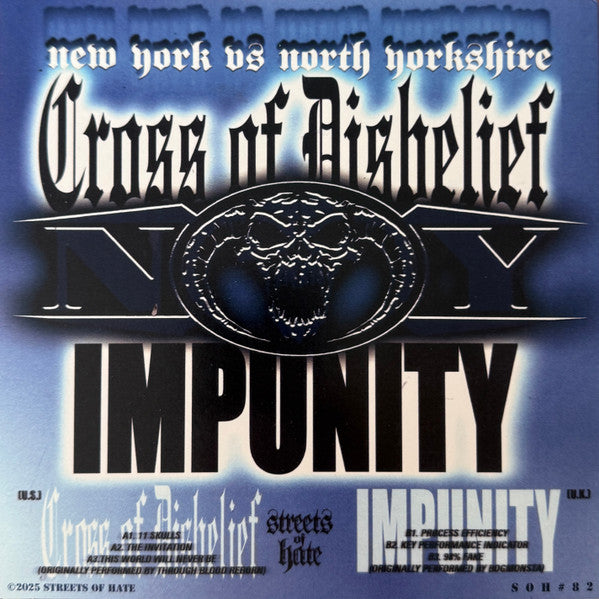 Cross Of Disbelief, Impunity (2) : New York Vs. North Yorkshire (7",EP)