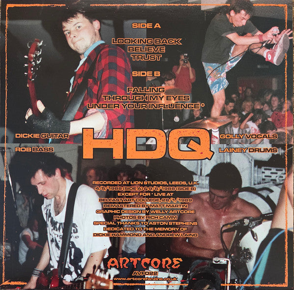 HDQ* : Looking Back (The Lost Recordings) (7", EP, RM, Ran)
