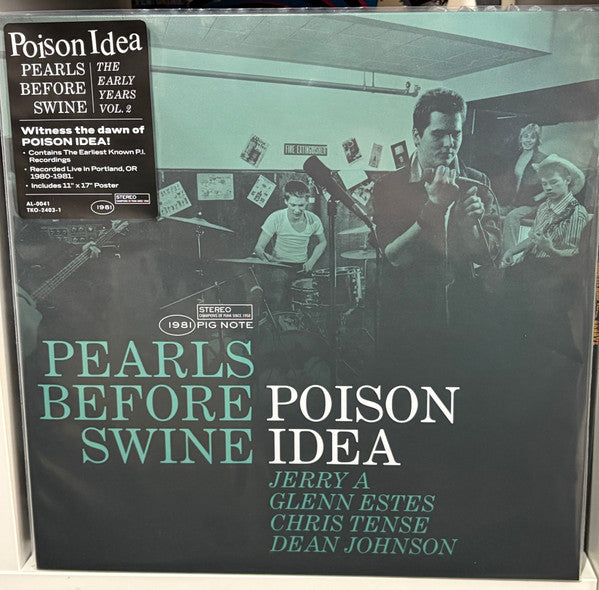 Poison Idea : Pearls Before Swine: The Early Years Volume 2 (LP, Album, Gre)