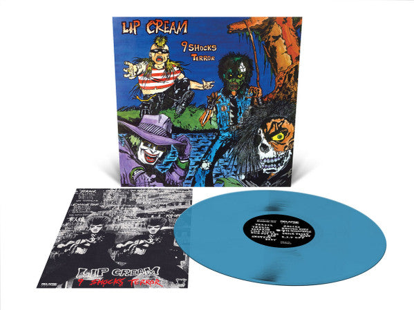 Lip Cream* : 9 Shocks Terror (12", MiniAlbum, RE, Blu)