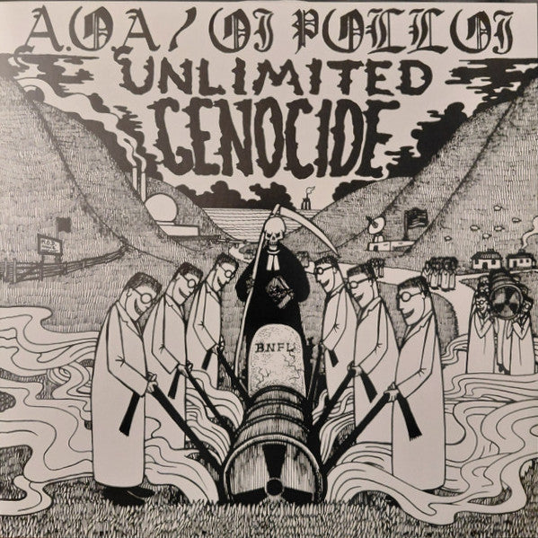 AOA (2) / Oi Polloi : Unlimited Genocide (LP,Album)