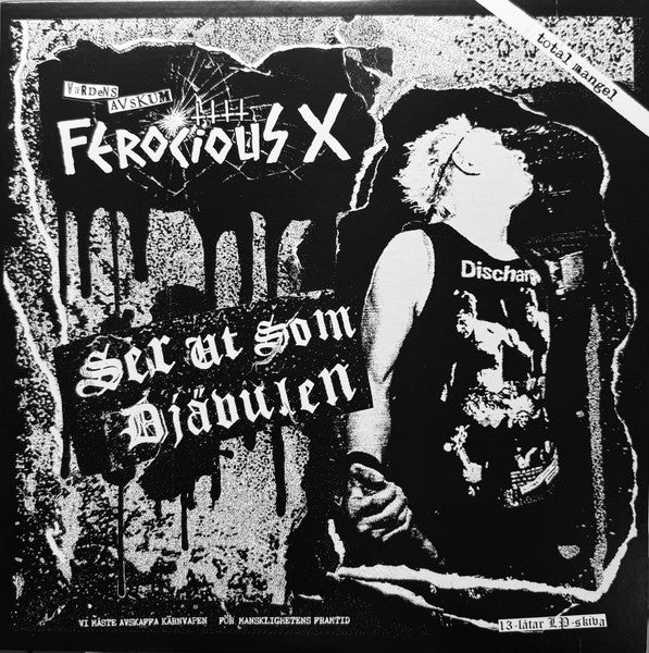Ferocious X : Ser Ut Som Djävulen (LP,45 RPM,Album,Stereo)