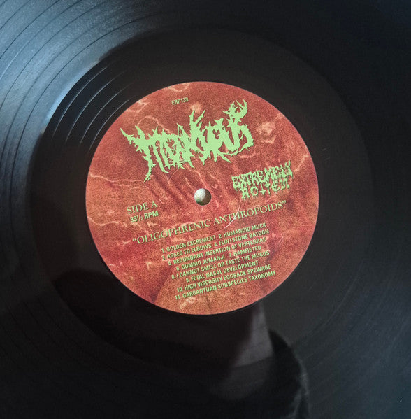 Moiscus : Oligophrenic Anthropoids/Idiomorphic Practices (12",33 ⅓ RPM,Compilation)