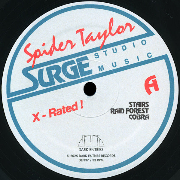 Spider Taylor : Surge Studio Music (LP,Album)