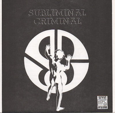 Timescape Zero / Subliminal Criminal (3) : Timescape Zero / Subliminal Criminal (7")