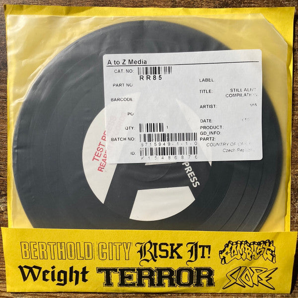 Various : Still Alive HC Compilation  (7",Compilation,Test Pressing)