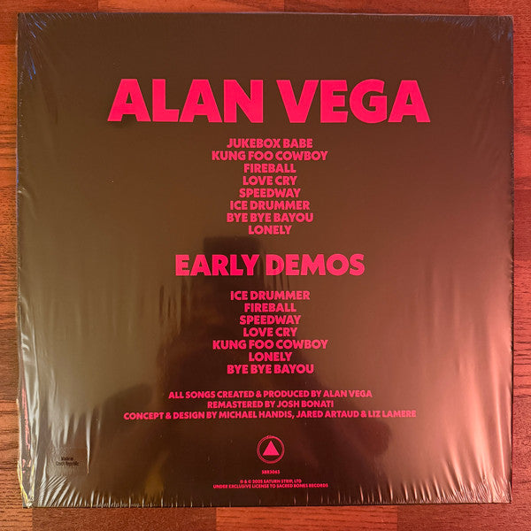 Alan Vega : Alan Vega (LP,Album,Club Edition,Limited Edition,Numbered,Reissue,Remastered)