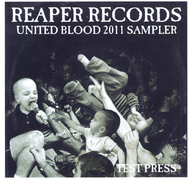 Various : Reaper Records - United Blood 2011 (7",Compilation,Test Pressing)