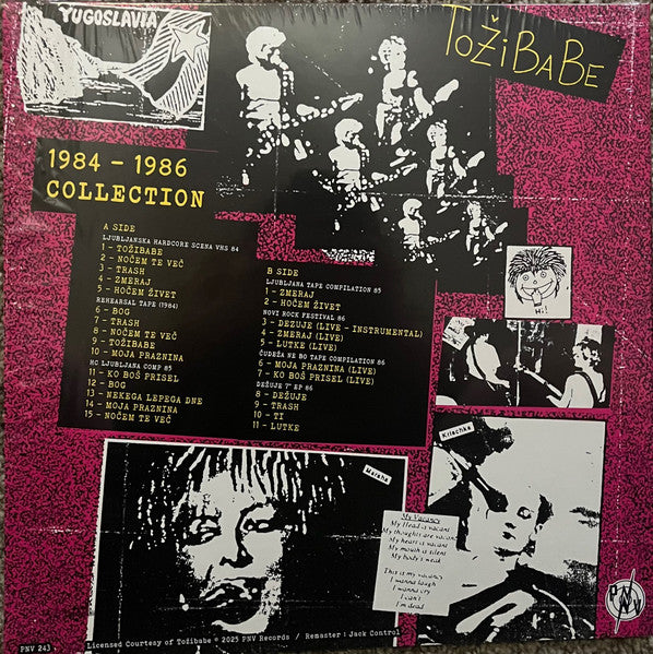 Tožibabe : 1984-1986 Collection (LP,Compilation)