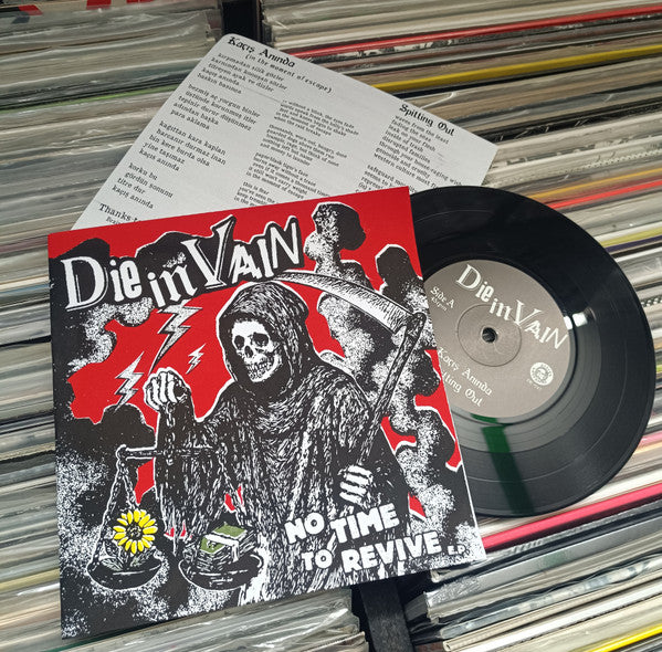 Die In Vain (2) : No Time To Revive E.P. (7",45 RPM,EP,Limited Edition)