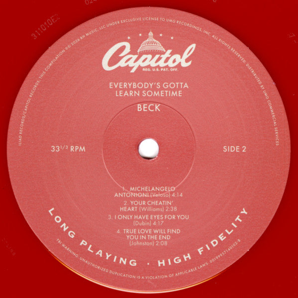 Beck : Everybody's Gotta Learn Sometime (12",EP,Compilation)