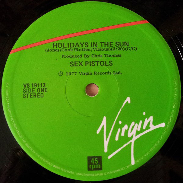 Sex Pistols : Holidays In The Sun (12", Single)