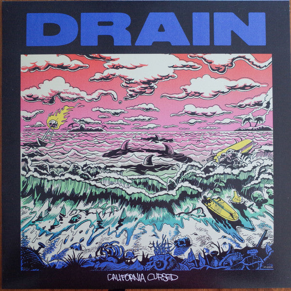 Drain (17) : California Cursed (LP,45 RPM,Album,Repress)