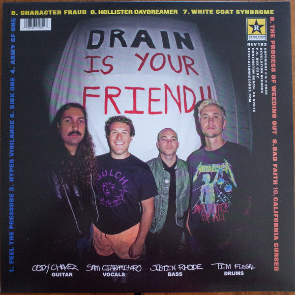 Drain (17) : California Cursed (LP,45 RPM,Album,Repress)