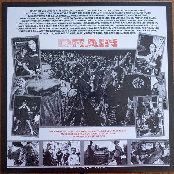 Drain (17) : California Cursed (LP,45 RPM,Album,Repress)