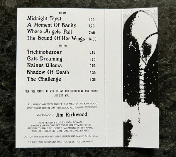 Jim Kirkwood : Lord Of The Dreaming (Album,Limited Edition,Reissue)