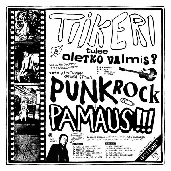 Tiikeri (3) : Punk Rock Pamaus!!! (LP,Album)