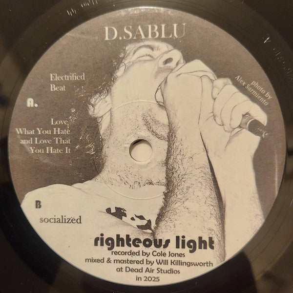 D. Sablu : Righteous Light (7",45 RPM,EP,Limited Edition)