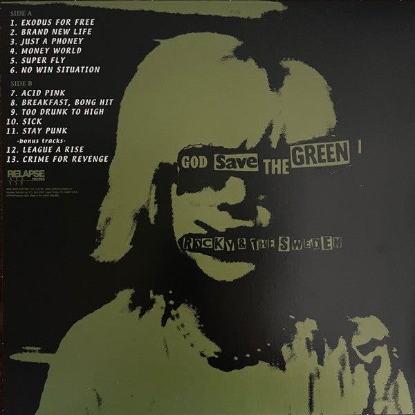 Rocky & The Sweden : God Save The Green (12",45 RPM,Album,Reissue,Remastered)