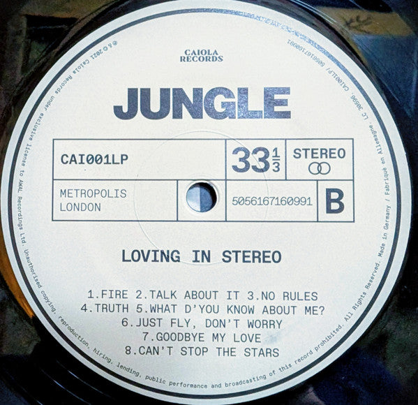 Jungle (12) : Loving In Stereo (LP,Album)