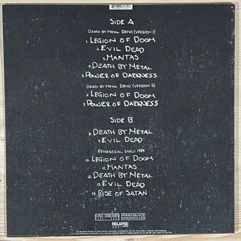 Mantas (3) : Death By Metal (LP,Compilation)