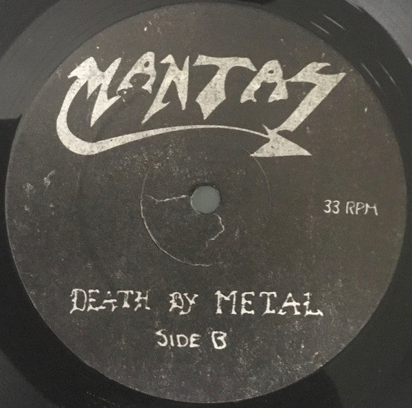 Mantas (3) : Death By Metal (LP,Compilation)