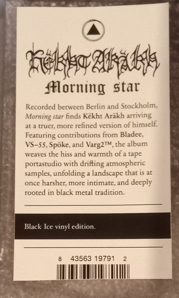 Këkht Aräkh : Morning Star (LP,Album,Limited Edition)